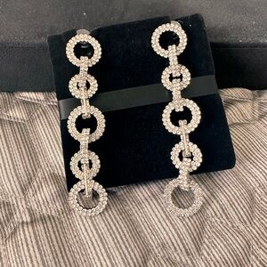 Art deco style drop earrings